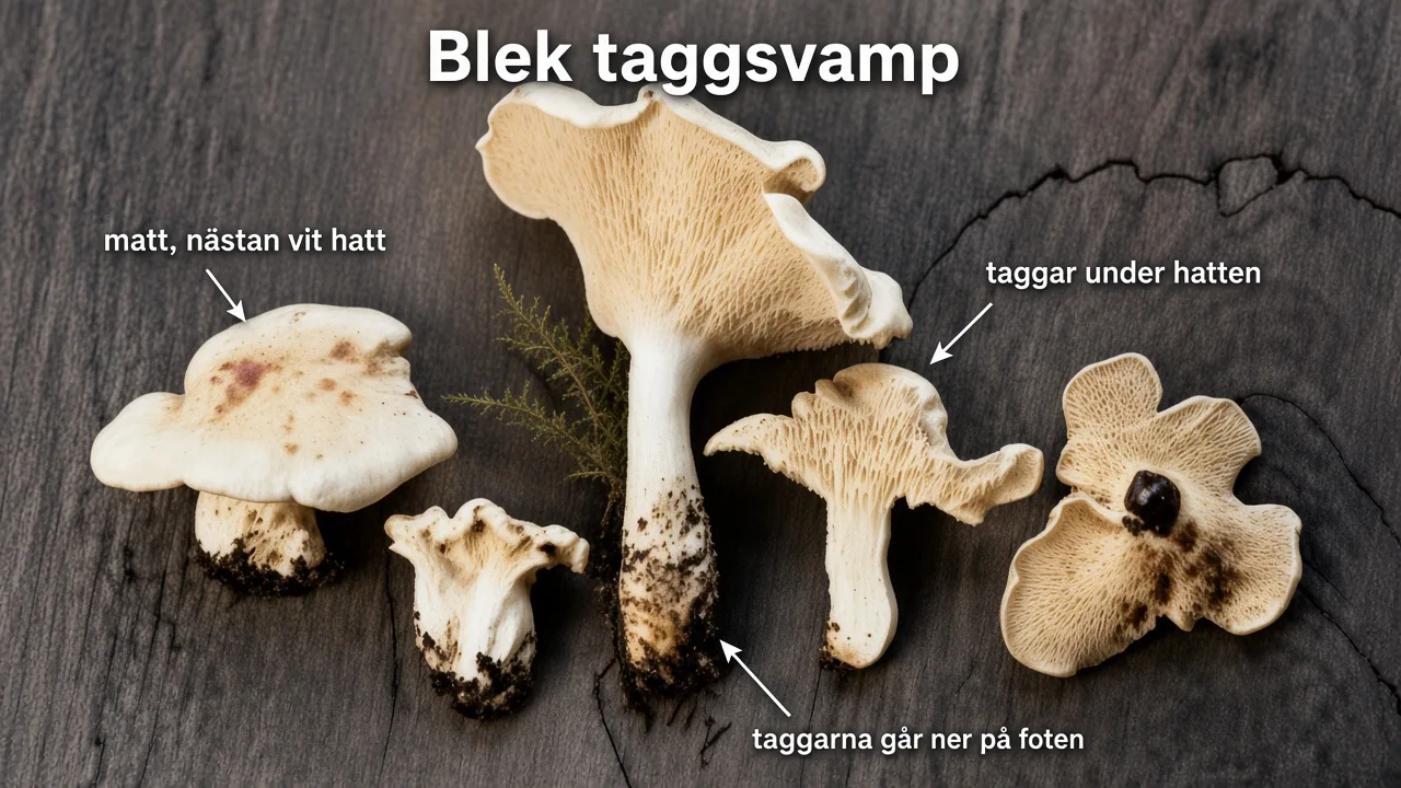 Blek taggsvamp