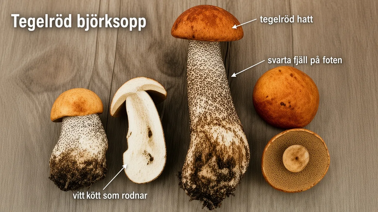 Tegelröd björksopp