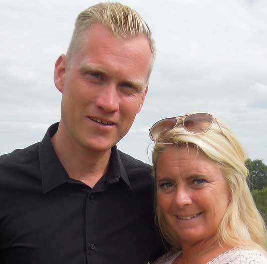 Kristallbröllop – Pia och Morgan