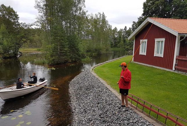 Lyckat fiskafänge i Sandsjön/Fengen