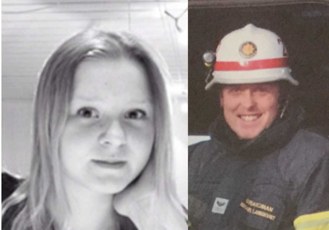 Saga 14 år och Mikael 40