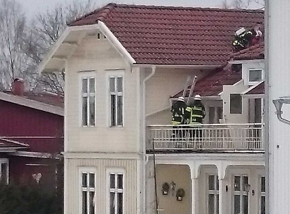 Brand vid Källeliden