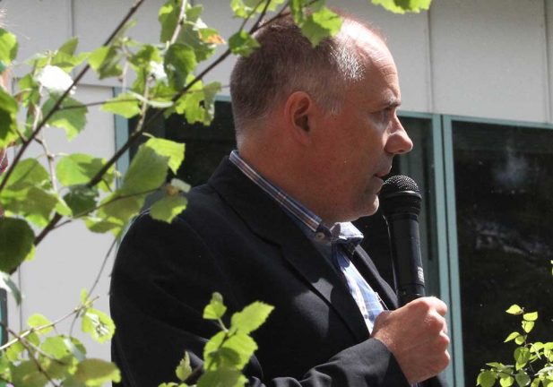 TV: Rektors tal vid utsläppet på Fenix