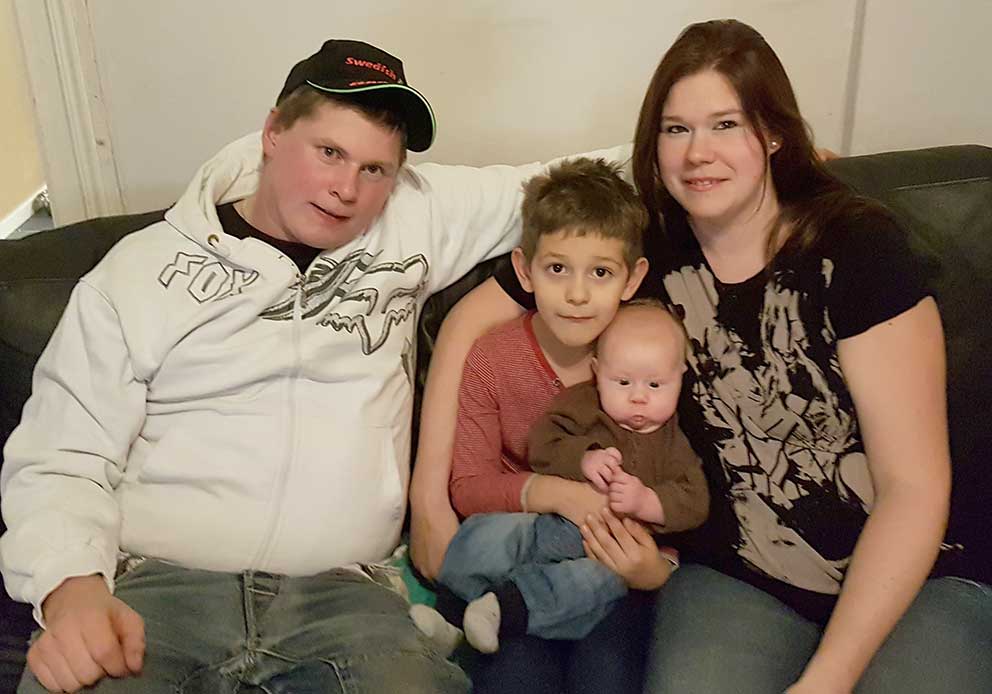 Hanna och Stefan fick en son