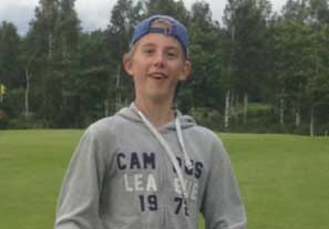 Rasmus Robertsson Holm 14 år