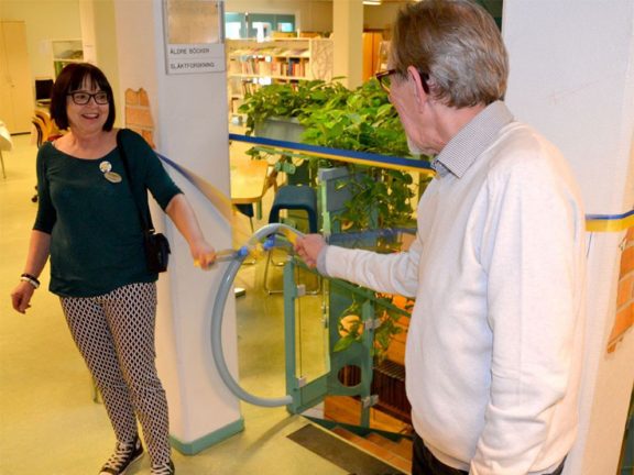 Kommuninvånarna flitiga biblioteksbesökare