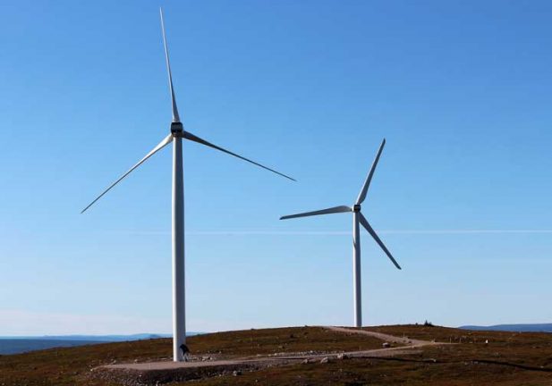 Fortum planerar 17 vindkraftverk väster om Ålaryd