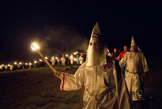 Polisens luciaskämt om Ku Klux Klan