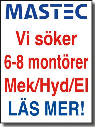 Mastec jobb 170516-170616
