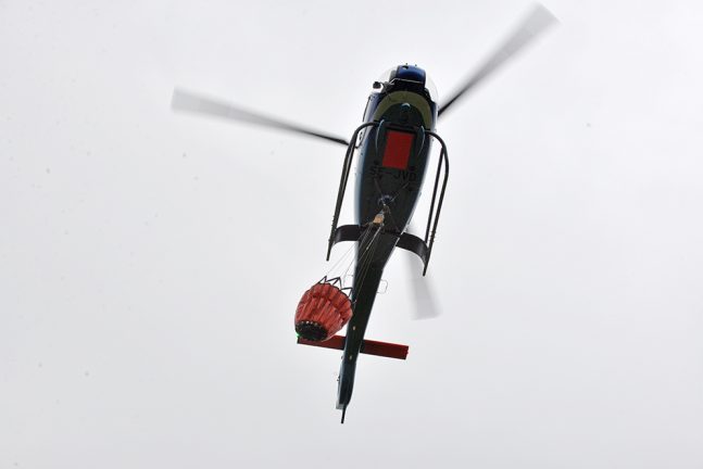 Fler helikoptrar i Jönköping vid brandrisk