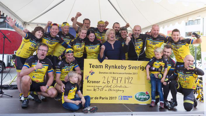Team Rynkeby slår historiskt rekord