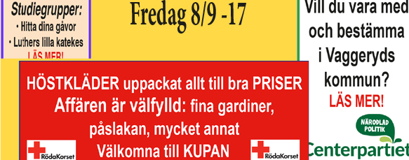 Torsdag… nej fredag…