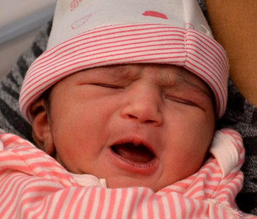 Nelly årets första baby på sjukhuset i Värnamo
