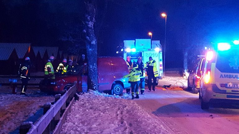 Trafikolycka i Åker – en till sjukhus
