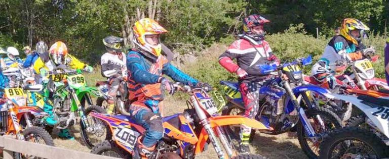 Christer i enduro-DM ledning