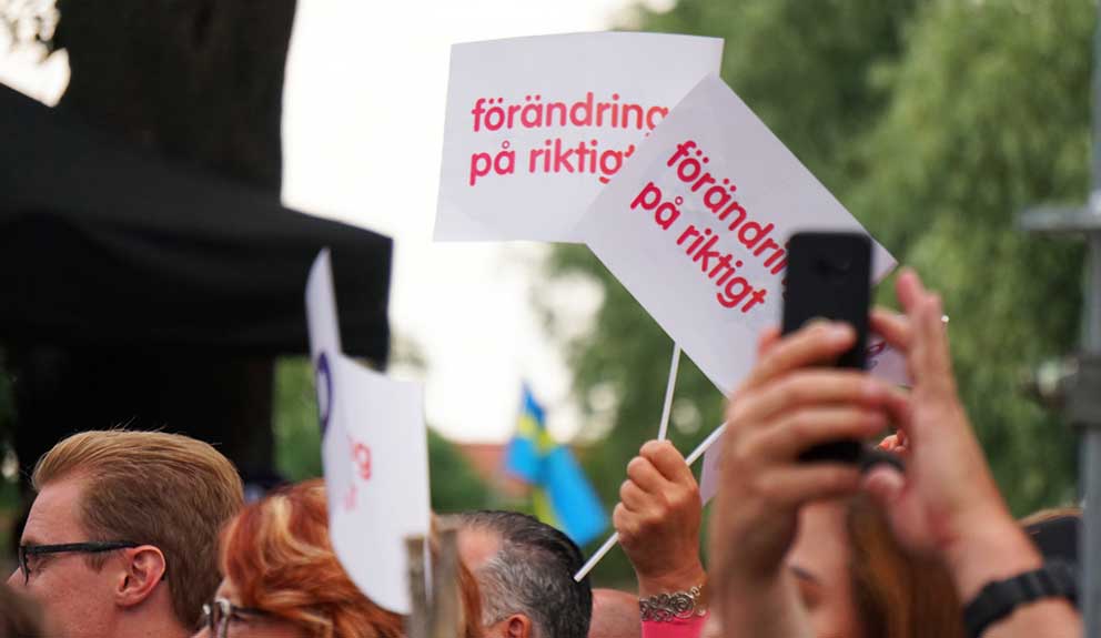 Jimmie Åkesson talade i Almedalen - Skillingaryd