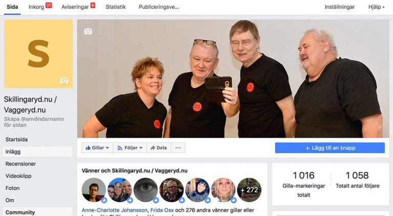 Nu 1 000 gillare på Facebook!
