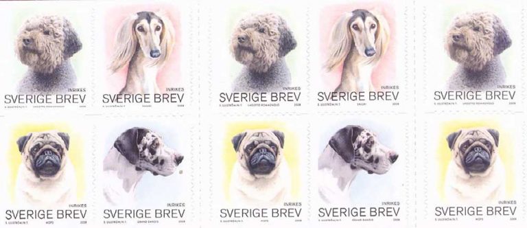 Hundar och frimärken