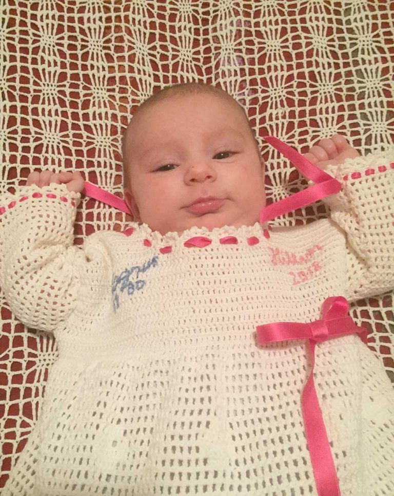 Hillevi Ester Sandwall döptes i Kulltorps kyrka