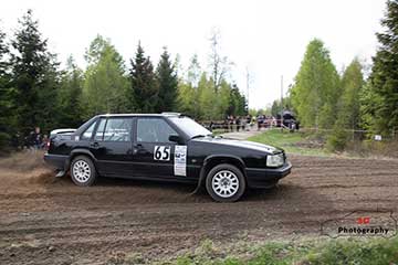 Klasseger för SSMK:s rallyförare i Ljungby