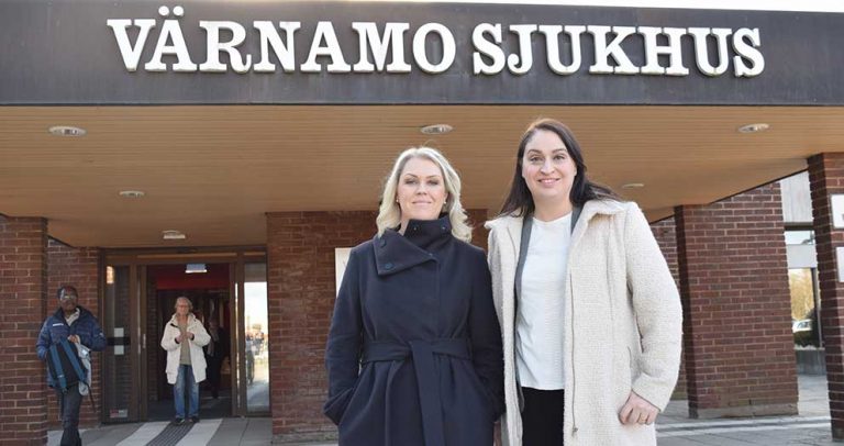 Socialministern besökte Värnamo sjukhus