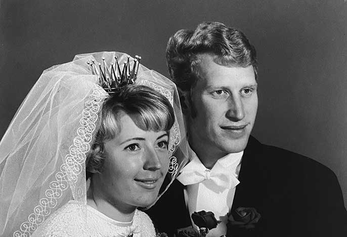 Siw och Åke Karlsson guldbröllop