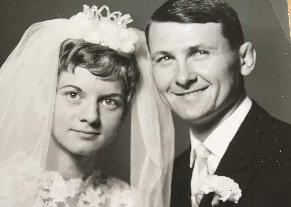 Janos och Eva Kursten firar smaragdbröllop