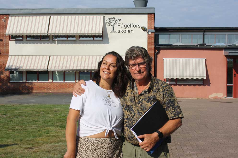 Vlora Llapashtica och Roger Svenningson