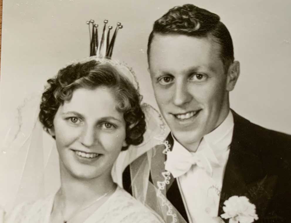 Birgitta och Wide firar krondiamantbröllop