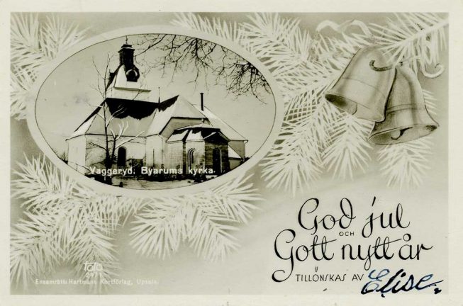 God jul från Byarum 1939