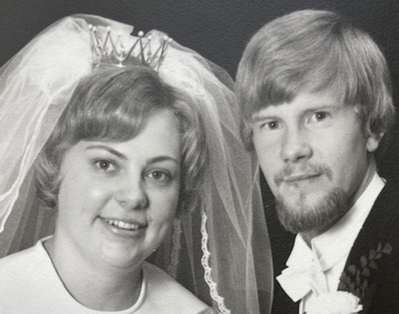 Ingegerd och Lars-Erik Hägg firar guldbröllop