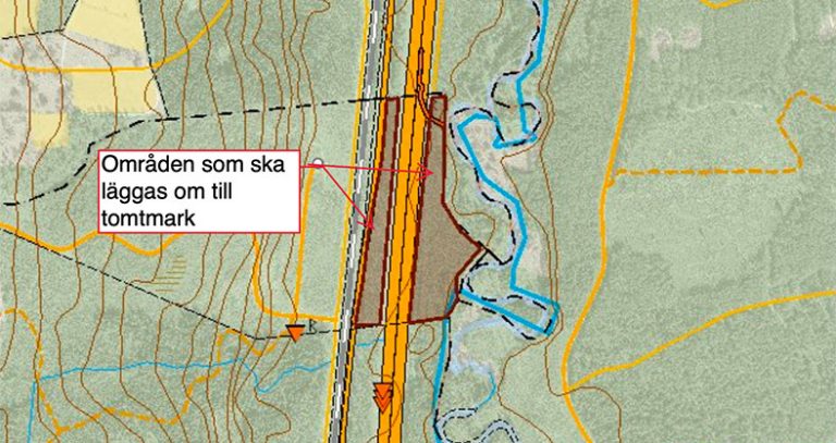 Skogsmark kan bli tomtmark