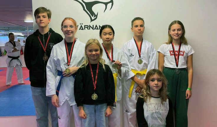 Medaljregn över taekwondoklubb 