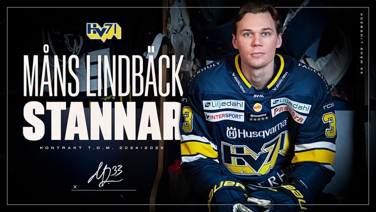 Nytt kontrakt för Måns Lindbäck: ”Sveriges bästa fans”