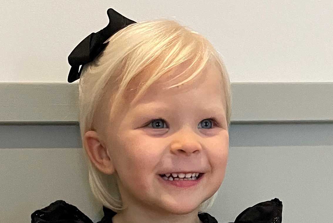 Mathilde Andersson 4 år