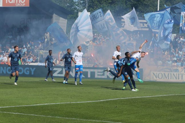 IFK föll med flaggan i topp