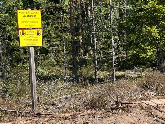 Klartecken för stort militärförråd