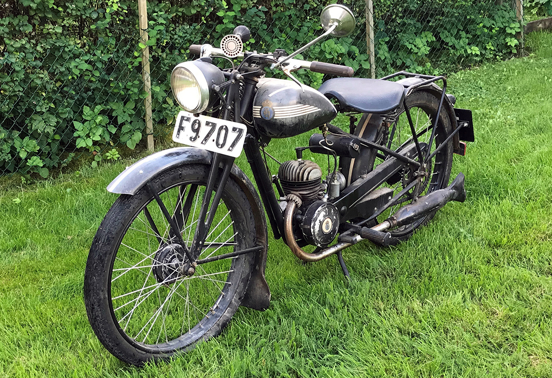 Gustav Sundkvists motorcykel F9707 – en kort historik – Skillingaryd