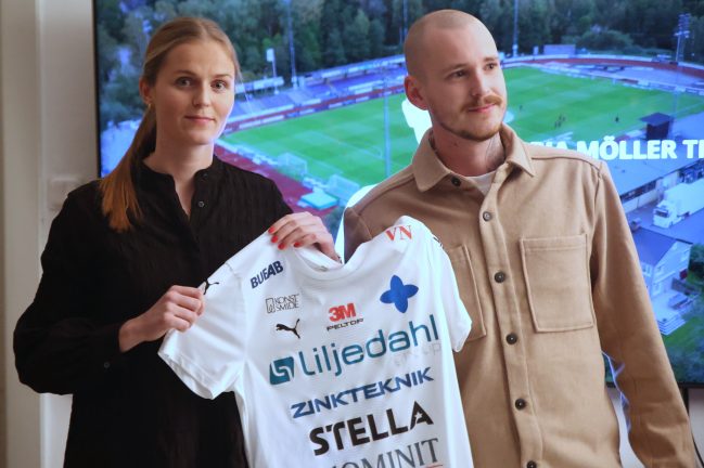 Maria Möller Thomsen från Växjö DFF förstärker IFK Värnamos damlag