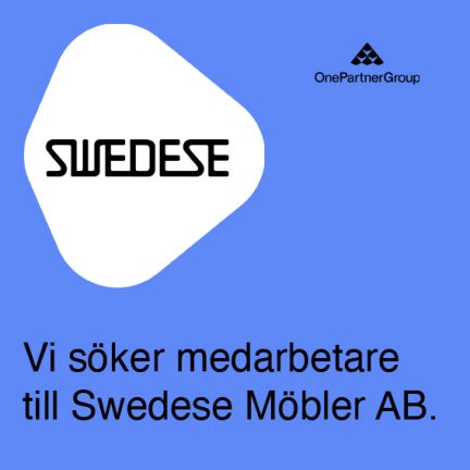 Maskinsnickare och ytbehandlare till Swedese Möbler AB