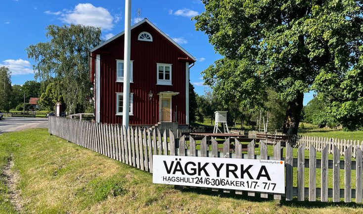 Denna vecka är det vägkyrka i Hagshult