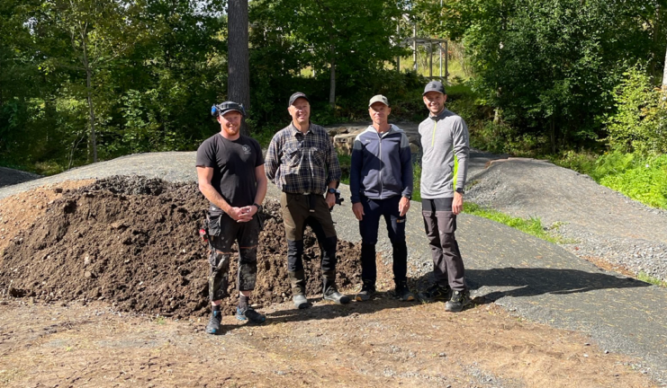 Här växer ny bana för mountainbike fram