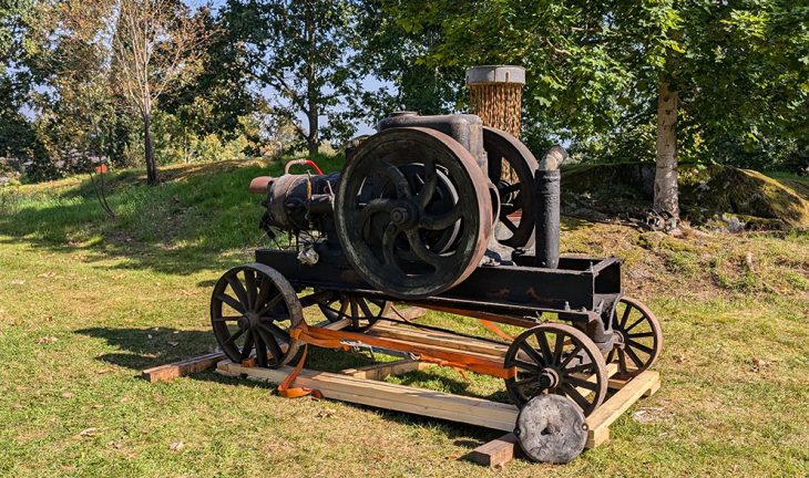 80-årig motor startad efter 17 år