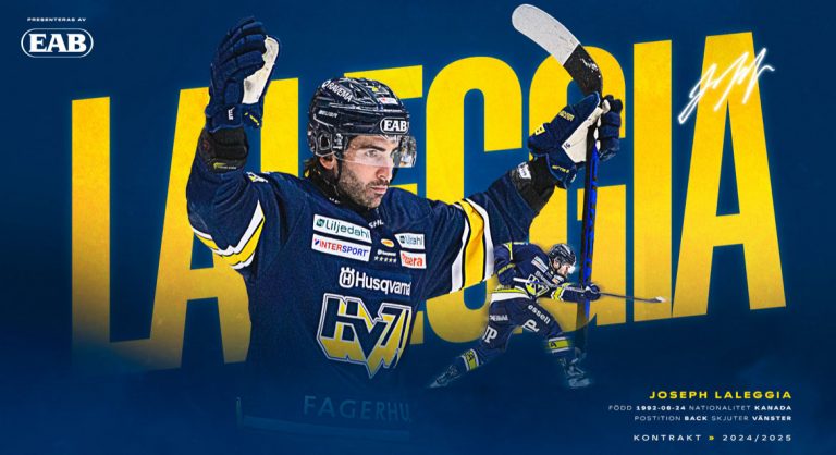 LaLeggia återvänder till HV 71