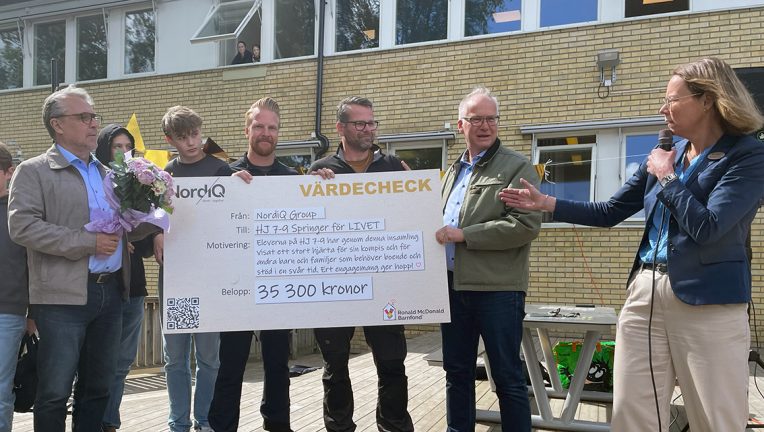 Företaget dubblade summan