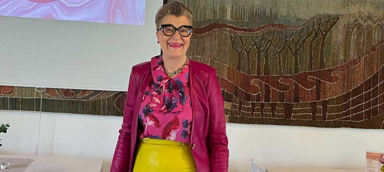 Carina talade om friskvård