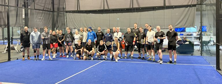 Padelavslutning för seriespelarna – intresset har aldrig varit större