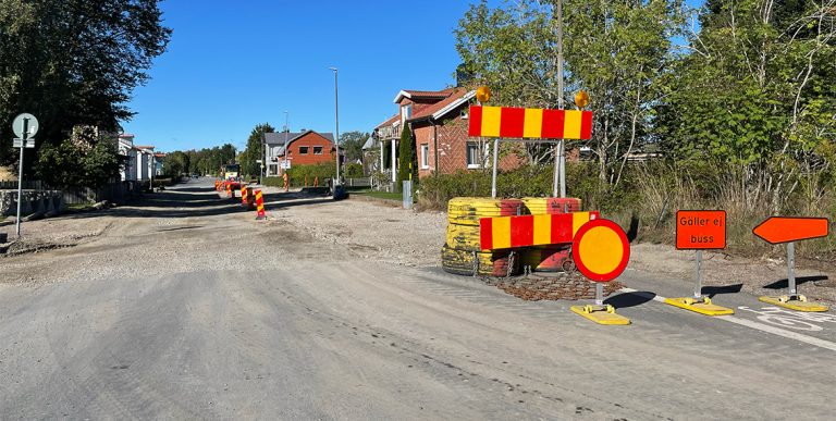 Storgatan i Vaggeryd stängs igen