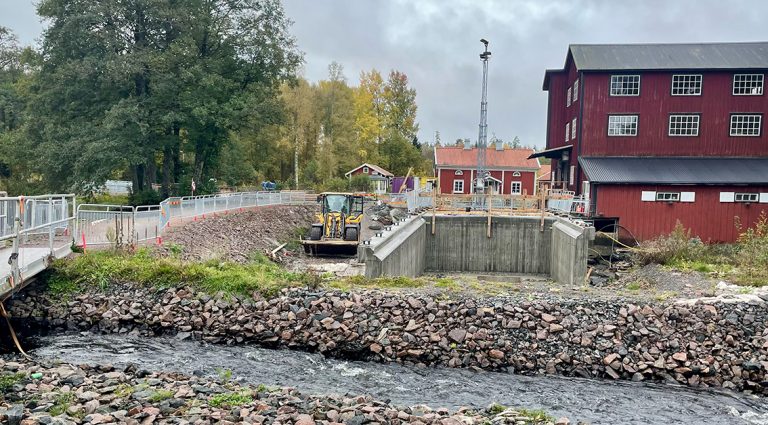 Avstängd bro vid Kvarnen