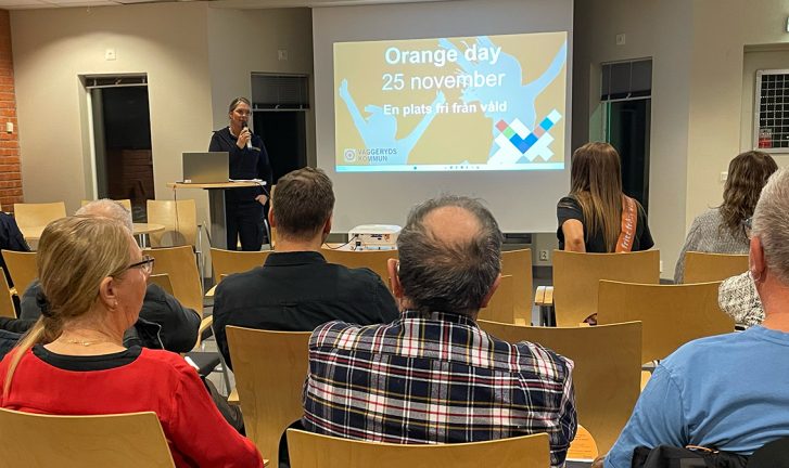 Kommunen bjöd in till temakväll där våld stod i fokus